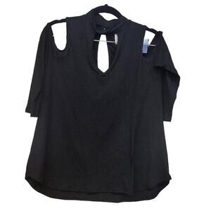 Black Lime n Chili Blouse - Size Medium